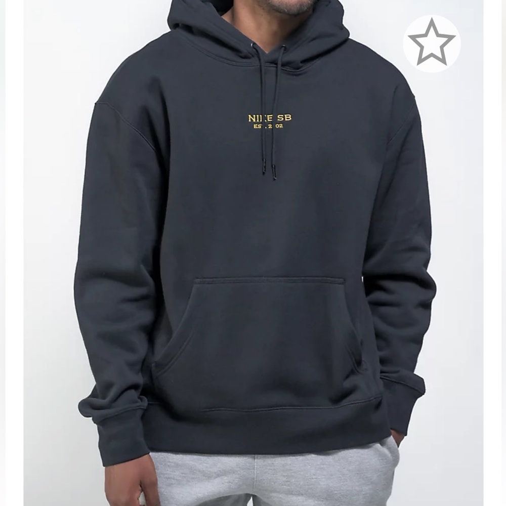 Nike SB HBR GFX Black & Gold Hoodie Size Large
